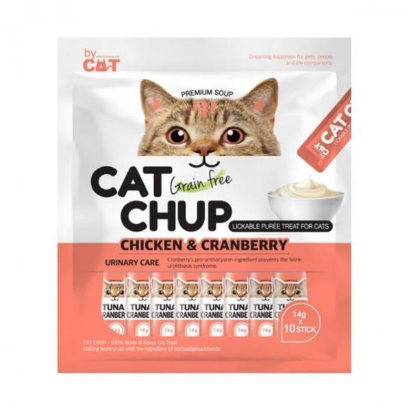 캣찹 치킨 크랜베리 14g 10개입 X3개 고양이 간식