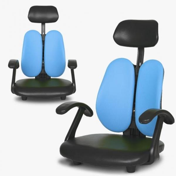 엠보좌식 EM03 기본+팔걸이+헤드 좌식 의자 12colors