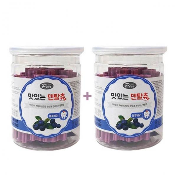 맛있는 덴탈츄 블루베리 250g X2개 강아지 덴탈껌
