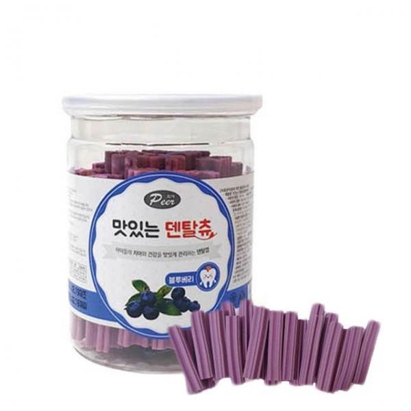 맛있는 덴탈츄 블루베리 250g 강아지 덴탈껌 간식