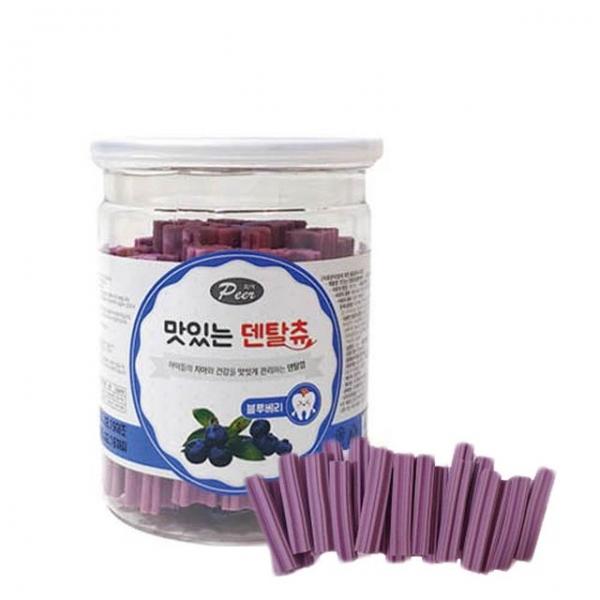 맛있는 덴탈츄 블루베리 250g 강아지 덴탈껌 간식