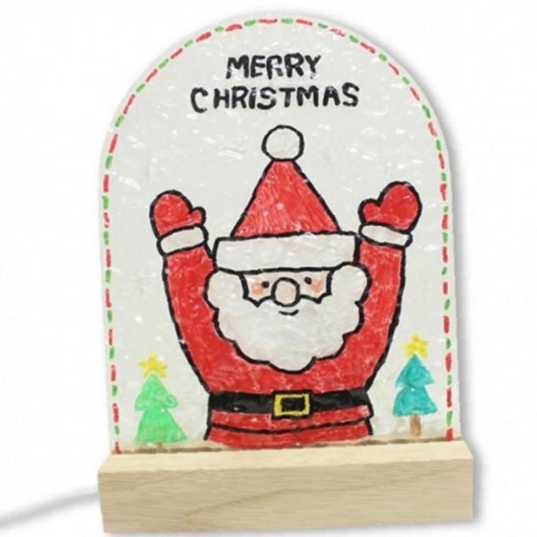 뚝딱 교구 튼튼한 교재 아크릴 무드등 만들기 조명 DIY 키트 겨울 1인 세트