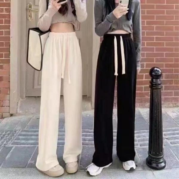 데일리 편한 밴딩 골지 팬츠