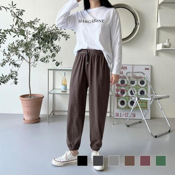 먼데즈 양기모 스판 조거 바지