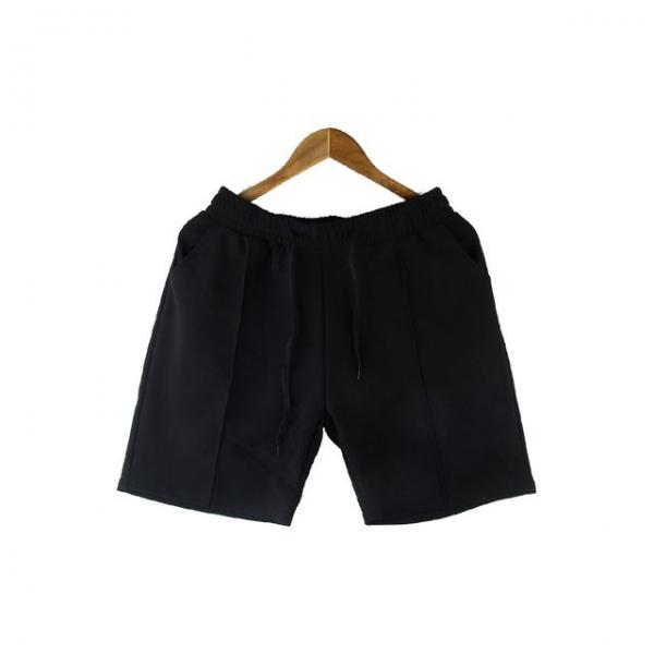 남녀공용 핀턱줄 5부 트레이닝반바지