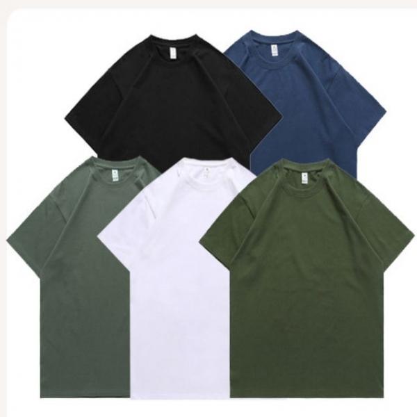 남성 여름 데일리웨어 오버핏 라운드넥 반팔 티셔츠