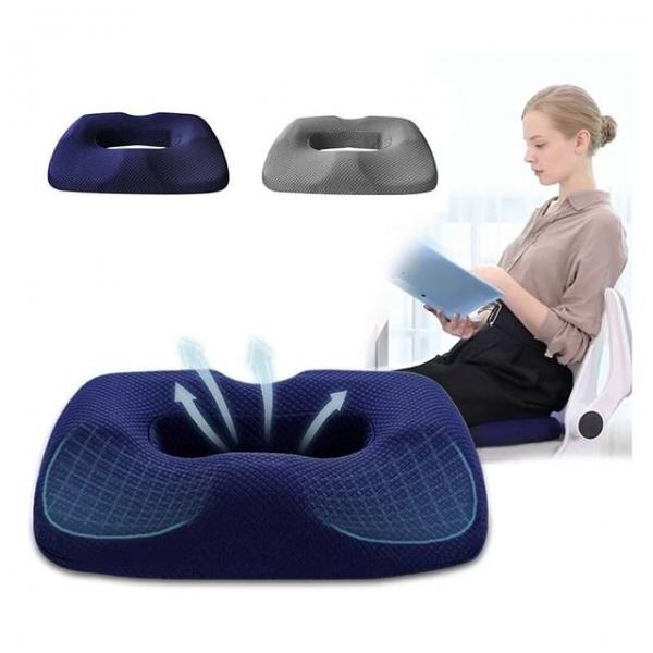 3D 꼬리뼈 방석 사무실 허리보호 자동차쿠션 메모리품