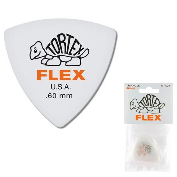 기타피크 6개 Triangle pdt394 0.60mm TORTEX