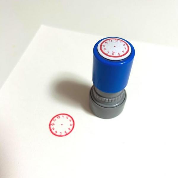 학교 방과후 수업용 시계스탬프 시계도장