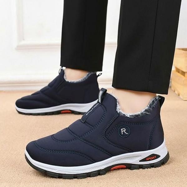 남녀 스니커즈 기모 운동화 패딩 슬립온 겨울 방한화 2색