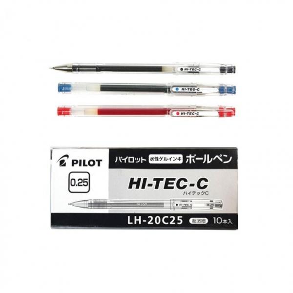 파이롯트 하이텍C LH-20C25 0.25mm  10개입 1세트