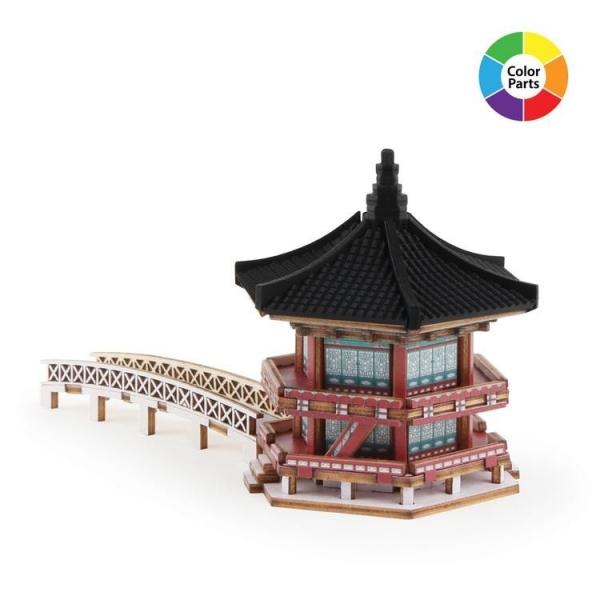 DIY 영공방 목재조립 미니 향원정