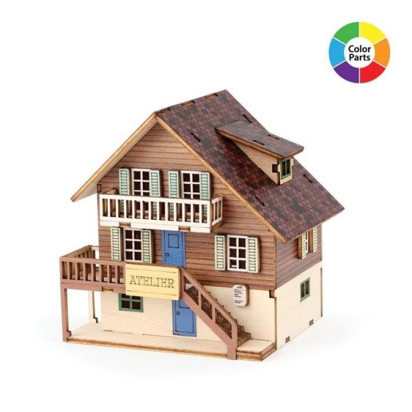 DIY 영공방 목재조립 미니 카페 드 유럽 아뜰리에