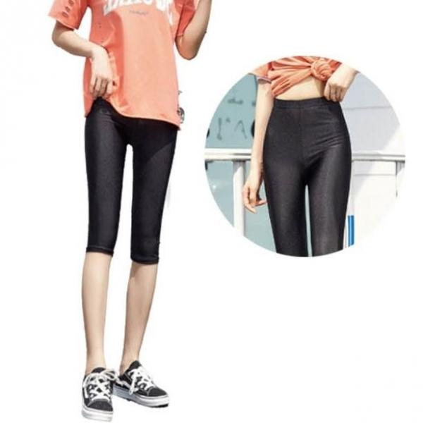 7부 쫄바지 래이어드 레깅스 여름 타이즈 속바지 쿨 아이스