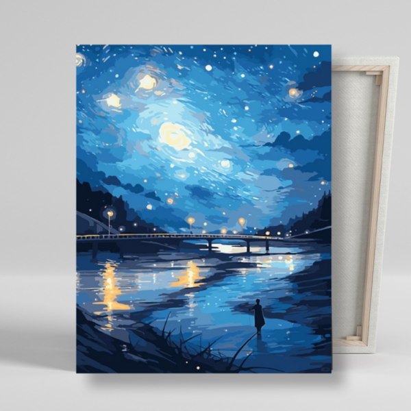 DIY 페인팅 명화 별 헤는 밤산책 40x50