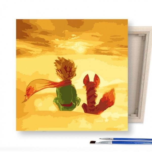DIY 페인팅 어린왕자와 사막여우 25x25