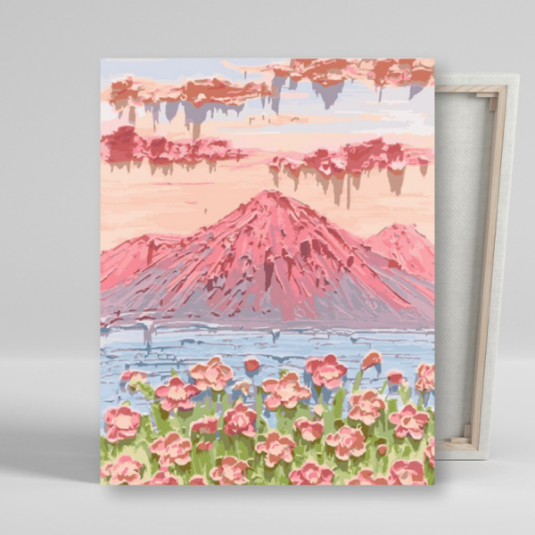 DIY 페인팅 봄내린 산 40x50