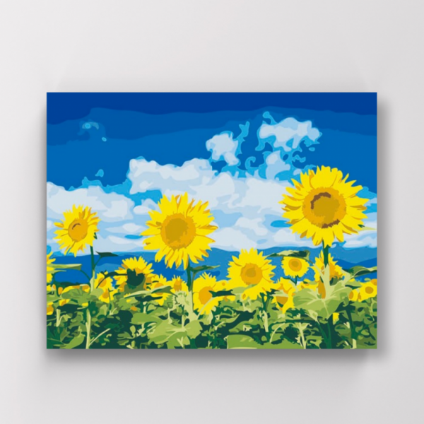 DIY 페인팅 해바라기의 미소 40x50