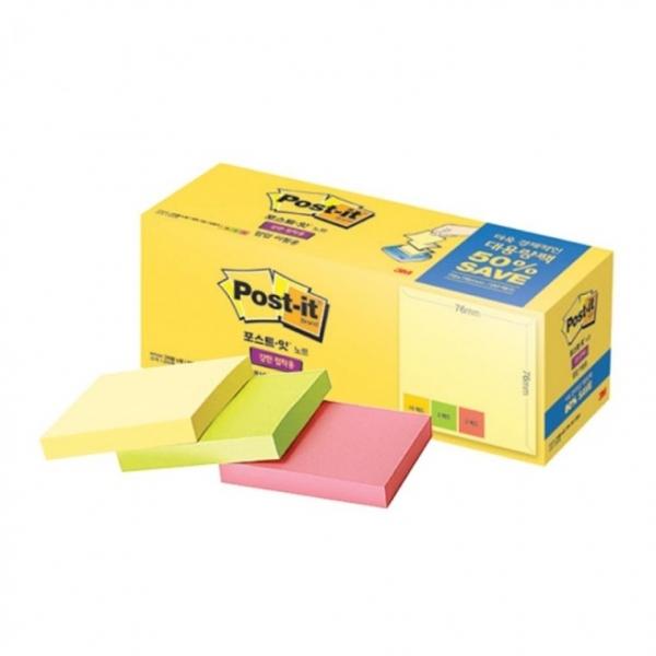3M  팝업 노트 대용량팩 KR330-20A (76mmx76mm)