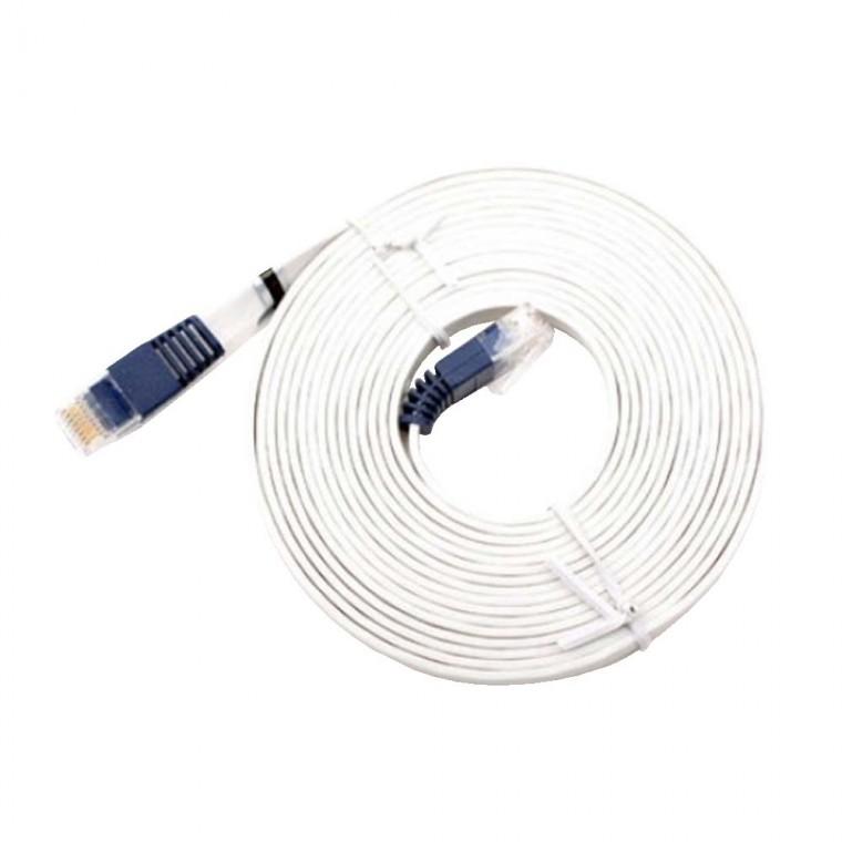 CAT-5e 플랫 랜케이블 5.5M 전송속도 1gbps 노트북 컴퓨터 무선AP 공유기 모뎀 NAS