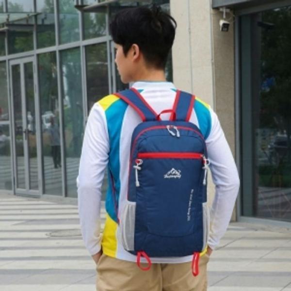 마운틴스 폴딩 백팩 네이비 패커블백팩 접이식등산가방
