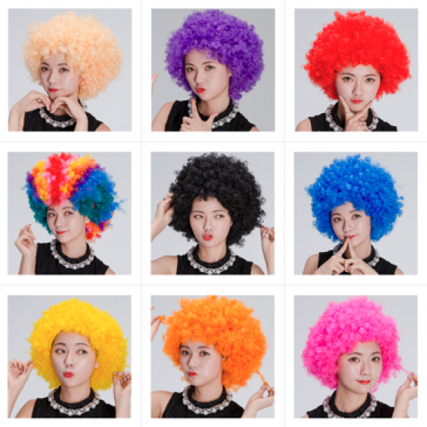 디스코점보가발(대형) 파티 가발 코스프레 장기자랑