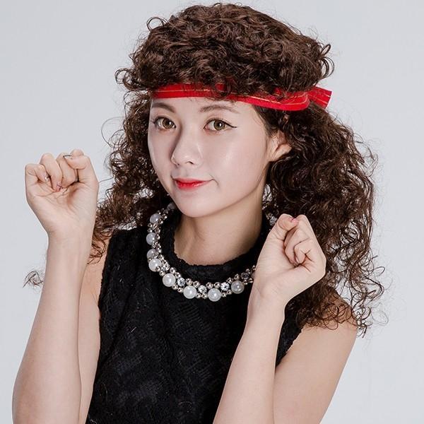 인디언여자가발 파티 가발 이벤트 노래방 공연소품