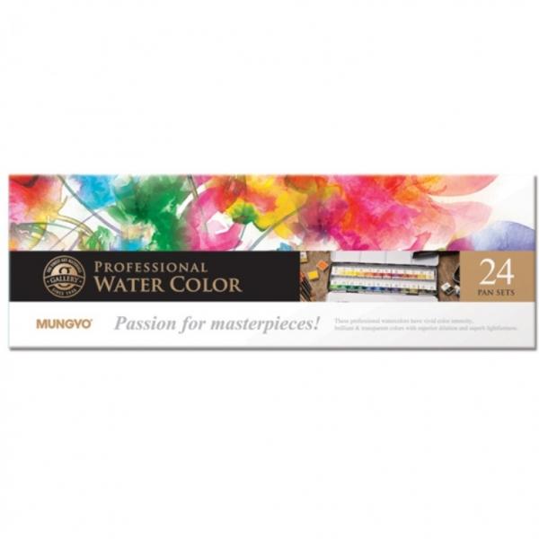 고체물감 24색 클래식 디자인 문구 미술