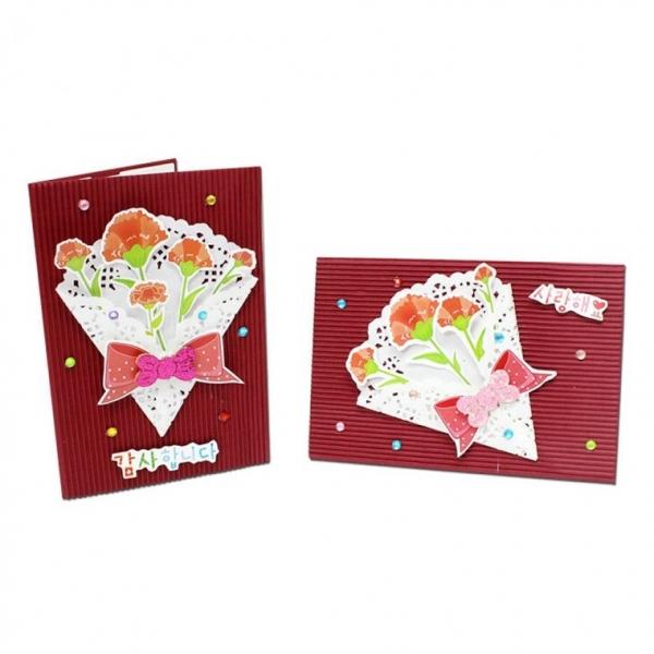 뚝딱 포토카네이션카드 13.5x19.5cm 10인용 만들기 교구 재료