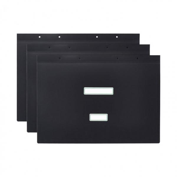 문화 PP 흑표지 A3 좌철 10조 포장 흑색 F4498-82 424x300mm