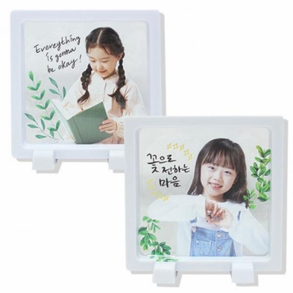 뚝딱 하바리움 액자 투명 스티커 5인세트 A 정사각받침 만들기 교구 재료