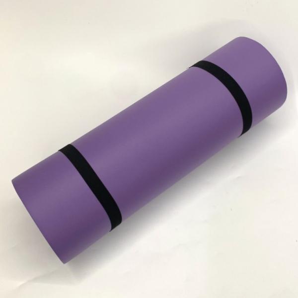 NBR 홈트 운동 요가매트 15mm 퍼플