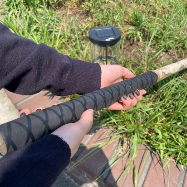 열수축고무 낚시대 손잡이 그립 블랙 40mm