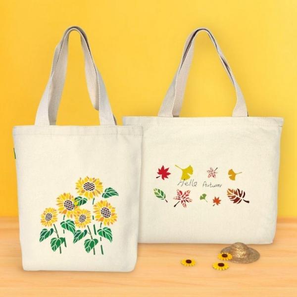 DIY 스텐실 에코백 꾸미기 캔버스백 만들기
