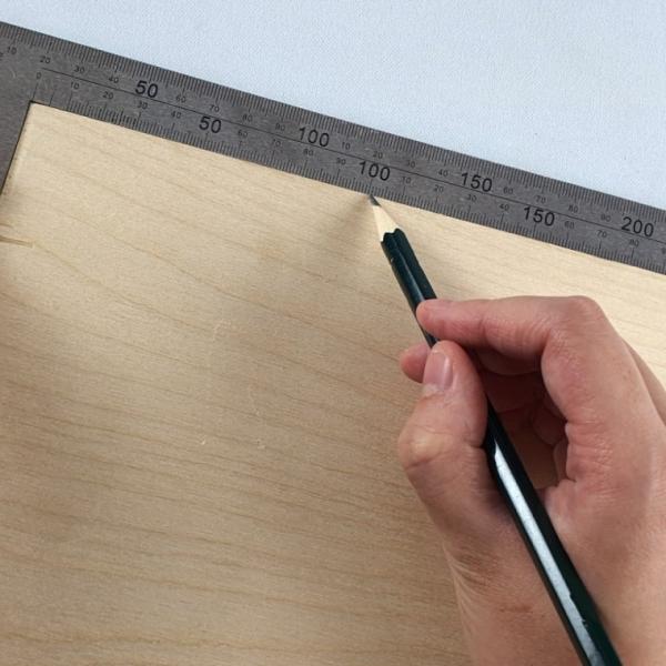 ㄱ모양 철자 스틸자 50cm