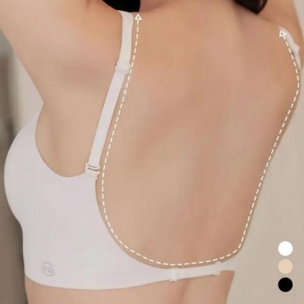 기능성 백리스 심리스 브라 브라렛 로우컷 브래지어