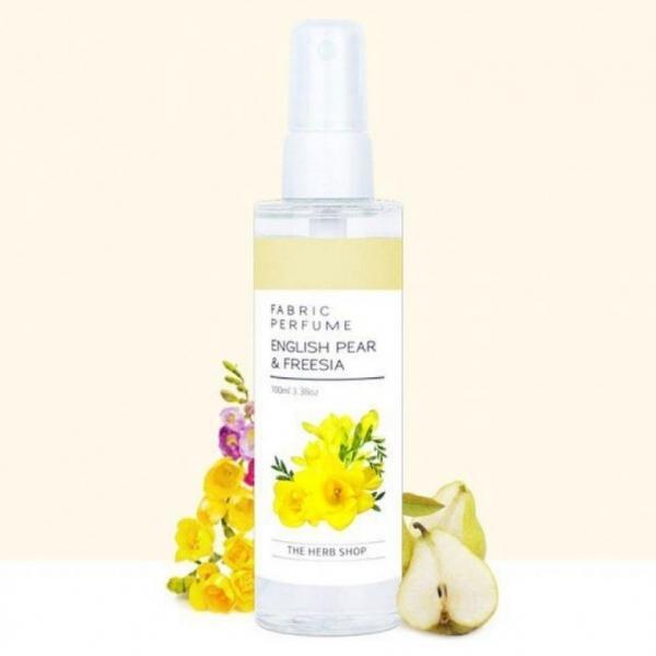 국산 섬유 향수 탈취제 100ml 잉글리쉬페어앤프리지아