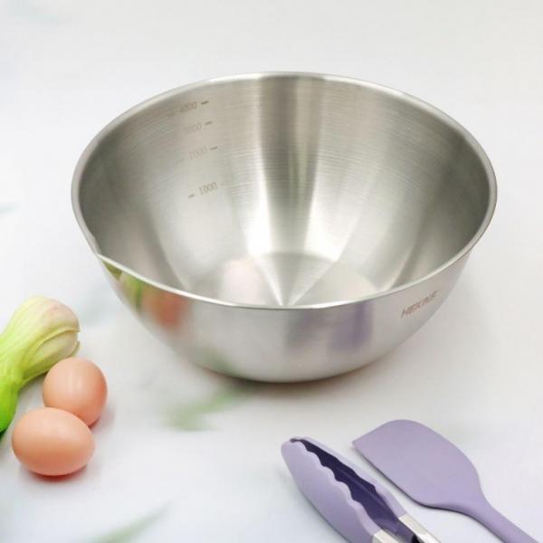헤킨스 스텐 믹싱볼 베이킹 계량 대야 쌀 세척볼 28cm