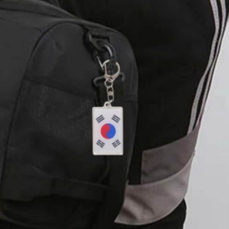 태극기 열쇠고리 아크릴 국기 키링 키홀더 가방고리