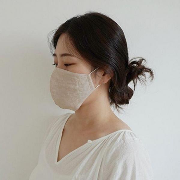국산 린넨 천마스크 여름 숨쉬기편한 마스크 4컬러