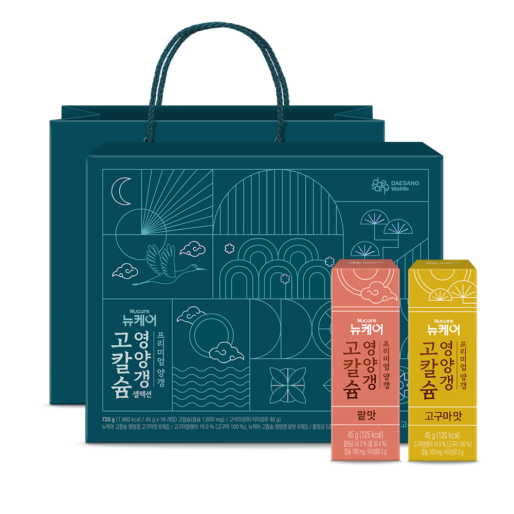 [뉴케어_hy] 고칼슘 영양갱 셀렉션 45gx16입