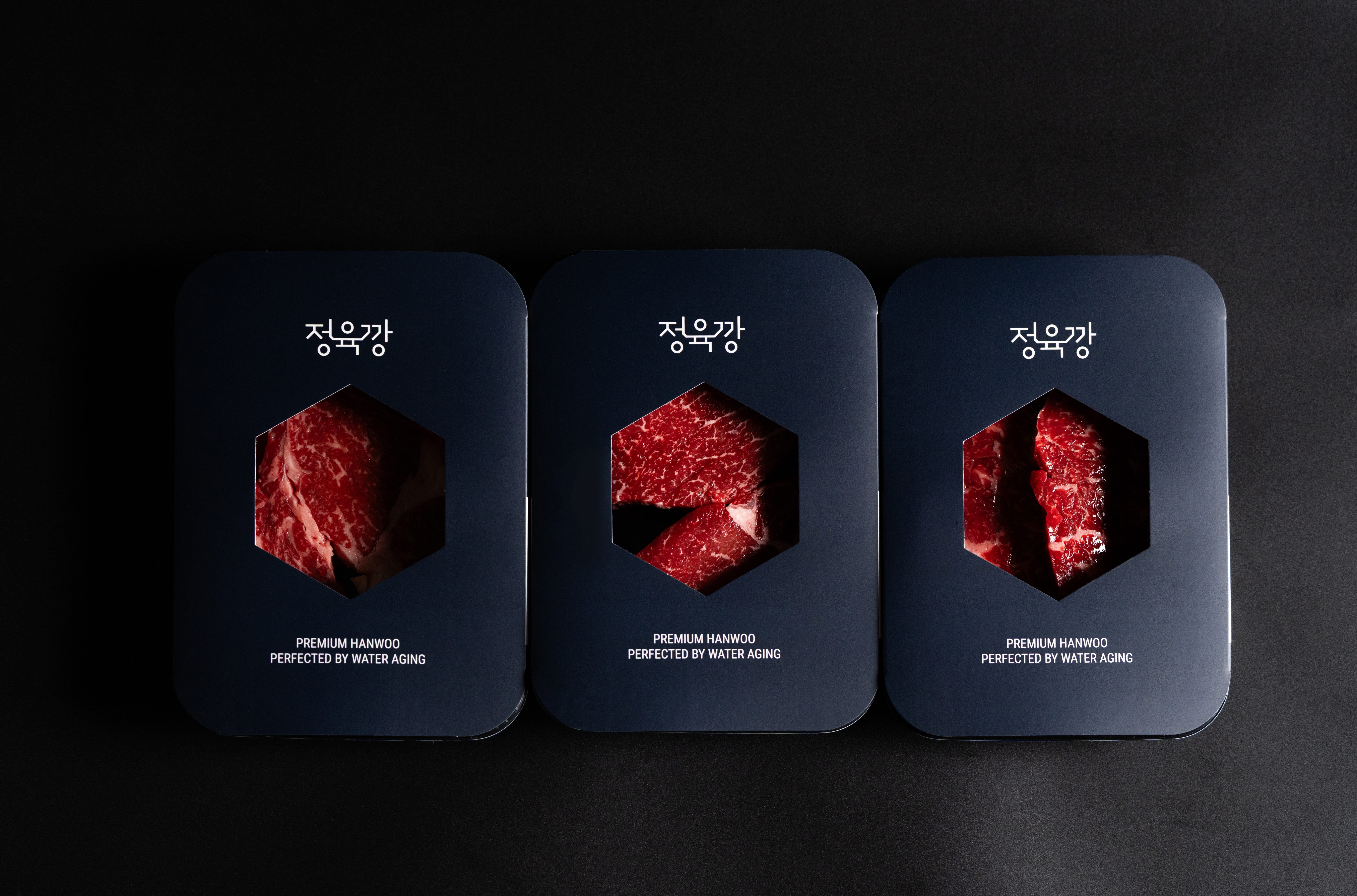 ★설 명절 선물세트★ [정육깡] 숙성 한우로스세트 3구(총900g)