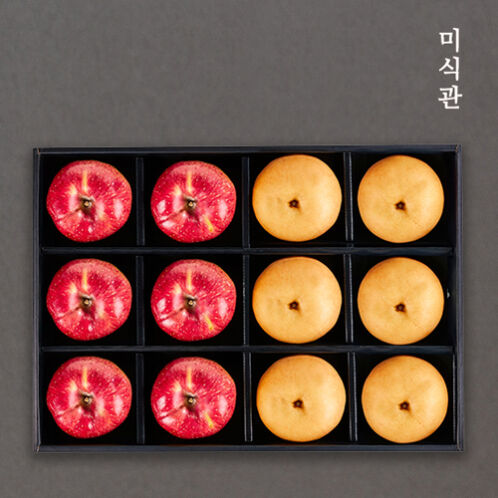 [미식관] 프리미엄 사과+배 선물세트 [4.2kg-6.1kg]