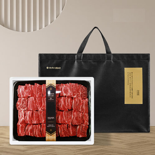 (26추석)[청풍연가] 프리미엄 블랙앵거스 찜갈비 선물세트 1.8/3.6kg(초이스등급)