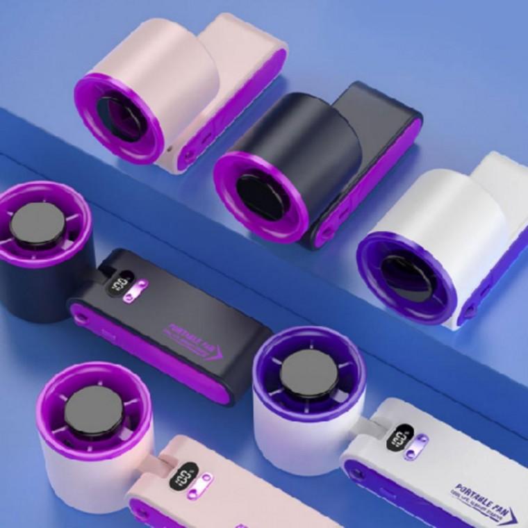 휴대용 LED 미니 USB 충전 손 선풍기 핸디 팬