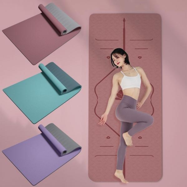 코어 컴포트 프리미엄 TPE 논슬립 요가매트 6mm 운동매트 방수매트 헬스장매트 두꺼운 헬스매트 홈짐매트