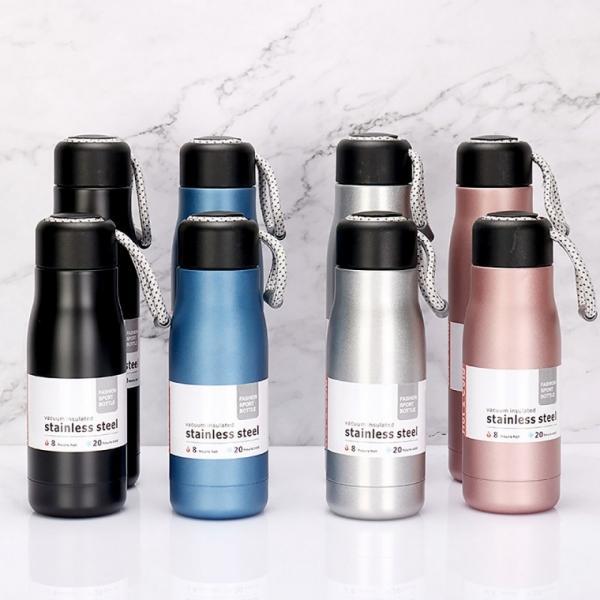 스트랩 데일리 텀블러 보온병 550ml 라이더 텀블러 스포츠물병 이중스텐 보온보냉 운동 등산