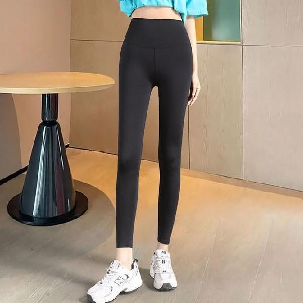 하이웨스트 여성 스판 레깅스 요가 타이즈 운동복