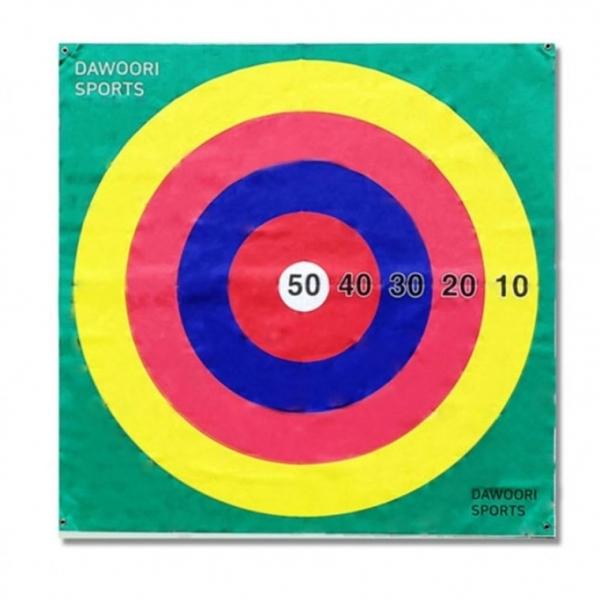 다우리 과녁 운동회 학교 신발 양궁 과녁판 1.5x1.5m