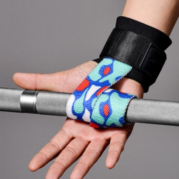 W97 헬스 스트랩 철봉 데드리프트 크로스핏 파워리프팅 헬스 근력운동 그립 손목보호대 아대